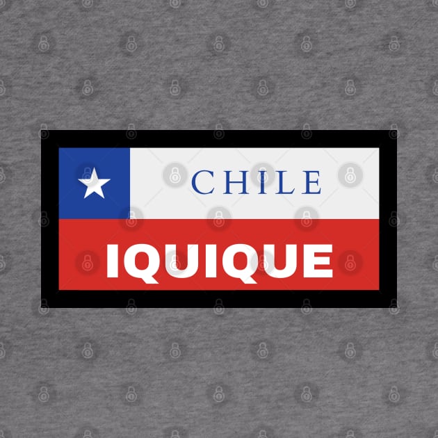 Iquique City in Chilean Flag by aybe7elf